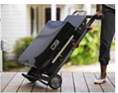 Barbacoa plancha carro