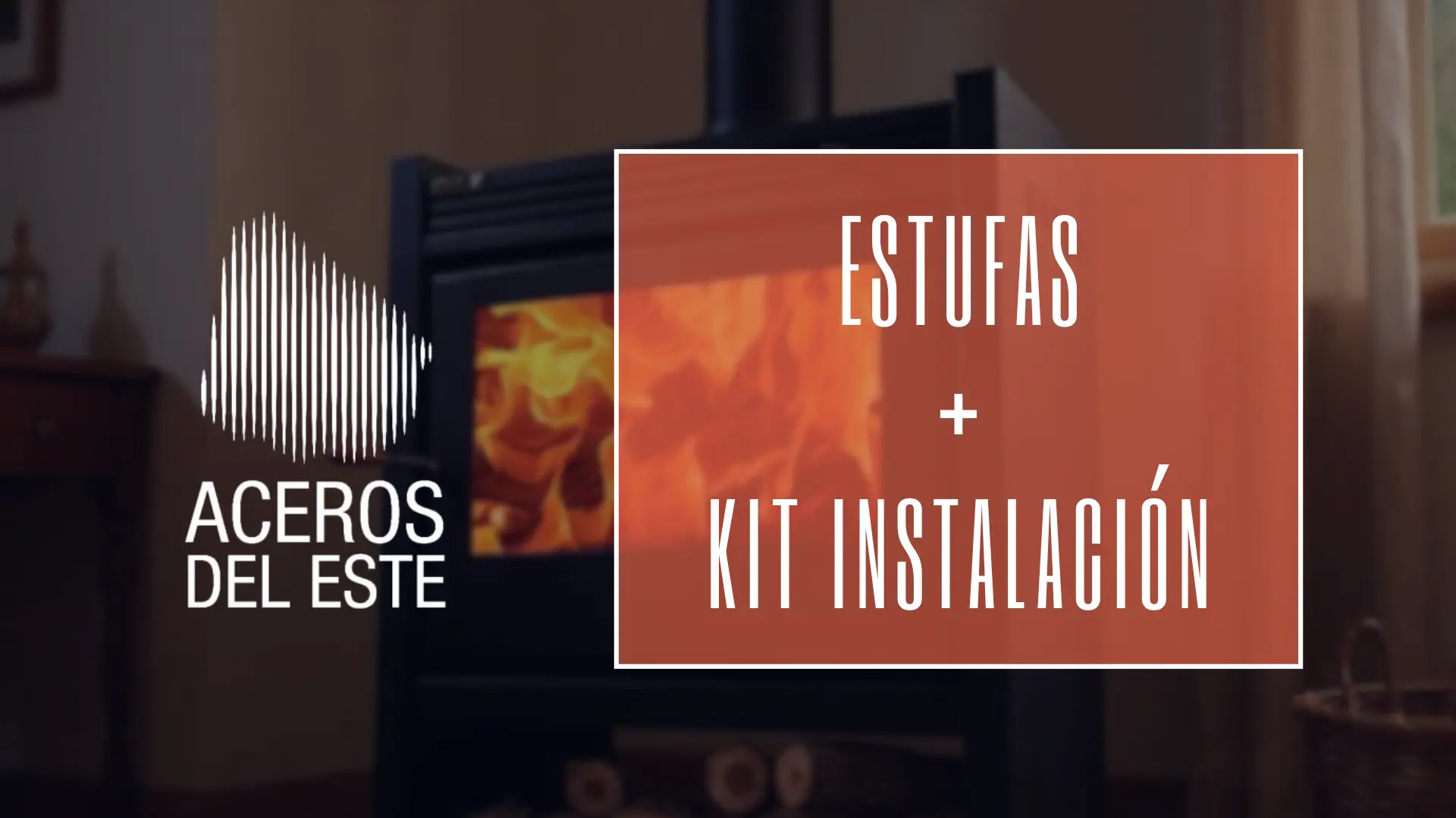 Estufas con kit de instalación incluído