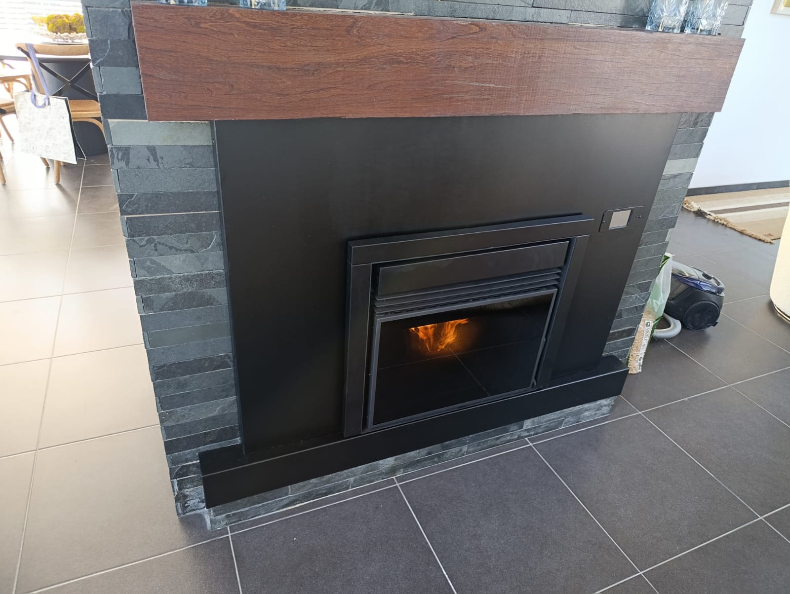 Embellecedor para Calefactor de inserto a pellet